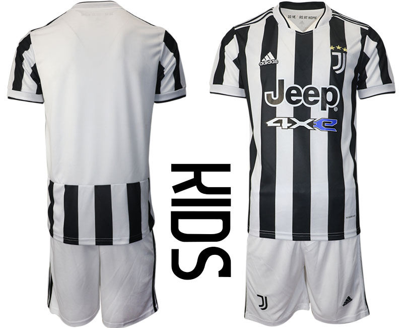 Juventus home kids 2021/22 Soccer Kit